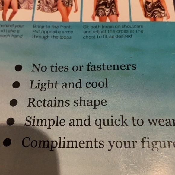 3/$20.  I’s a Wrap Beach Dress - Picture 3 of 6